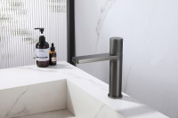 Смеситель для раковины Abber Rund AF8710NG Никель латунь