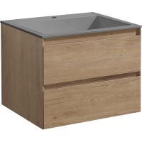 Тумба под раковину Vincea Luka 60 VMC-2L600NO подвесная N.Oak МДФ / ЛДСП