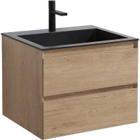 Тумба под раковину Vincea Luka 60 VMC-2L600NO подвесная N.Oak МДФ / ЛДСП
