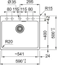 Кухонная мойка Franke Maris MRG 610-54 FTL 59 114.0696.194 цвет Черный матовый