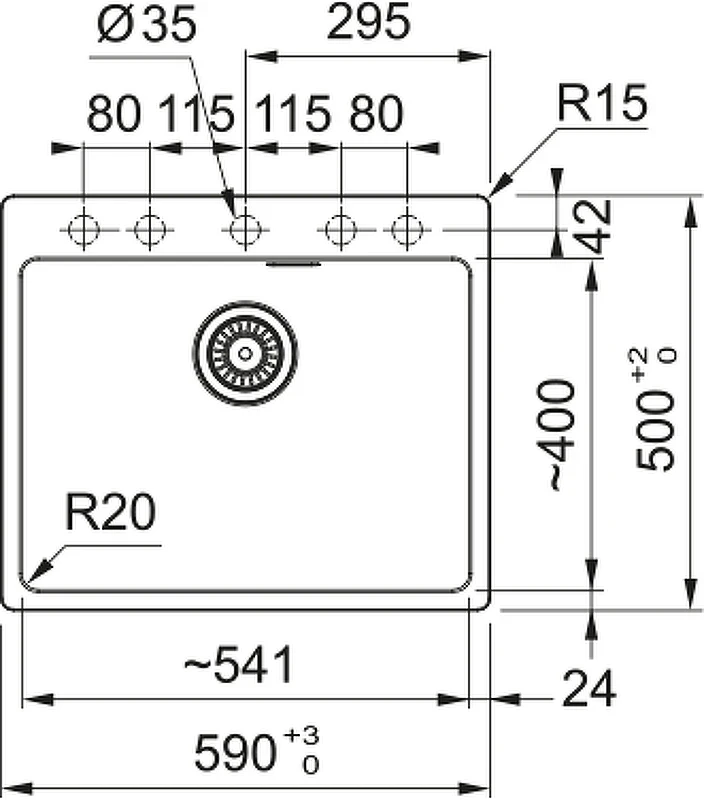 Кухонная мойка Franke Maris MRG 610-54 FTL 59 114.0696.194 цвет Черный матовый