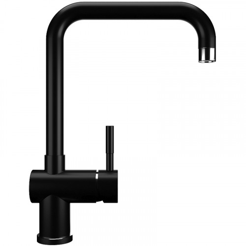 Смеситель для кухни Ulgran Classic U-023-344 Ультра-черный нержавеющая сталь