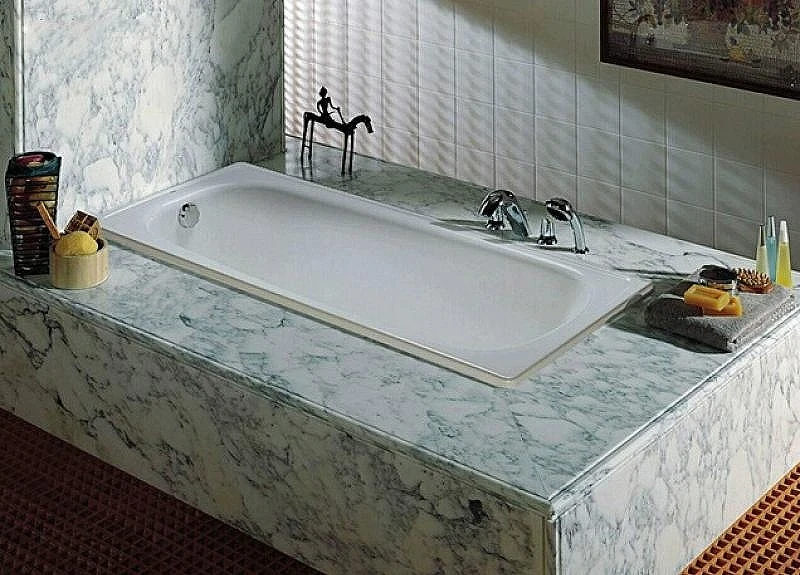 Чугунная ванна Roca Continental 100x70 211507001 без антискользящего покрытия