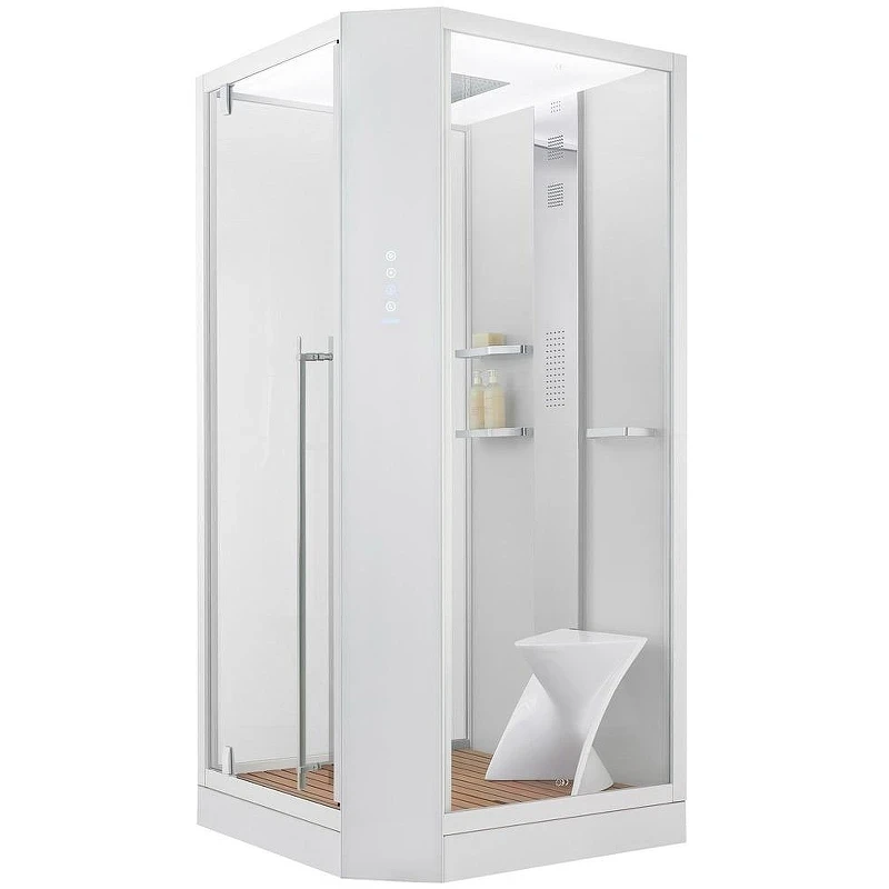 Душевая кабина Orans SR-89101LS White LH 100x100 L 89101LWLH с паром и гидромассажем