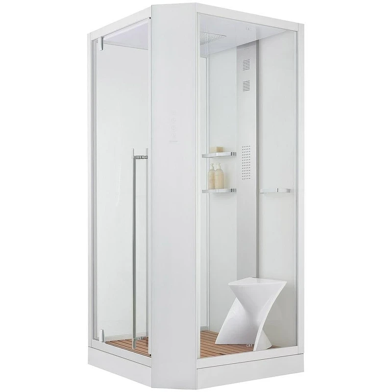 Душевая кабина Orans SR-89101LS White LH 100x100 L 89101LWLH с паром и гидромассажем