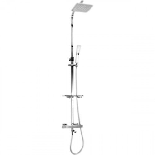Душевая система WeltWasser TS 5280 10000001732 с термостатом Хром латунь на стену