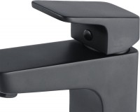 Смеситель для раковины Aquanet Gotic AF440-10B Черный латунь