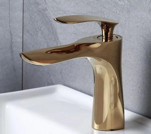 Смеситель для раковины Grocenberg GB2001GO Золото