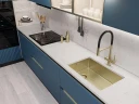 Кухонная мойка Emar PVD 66 EMB-660(UN) PVD цвет Matt Gold