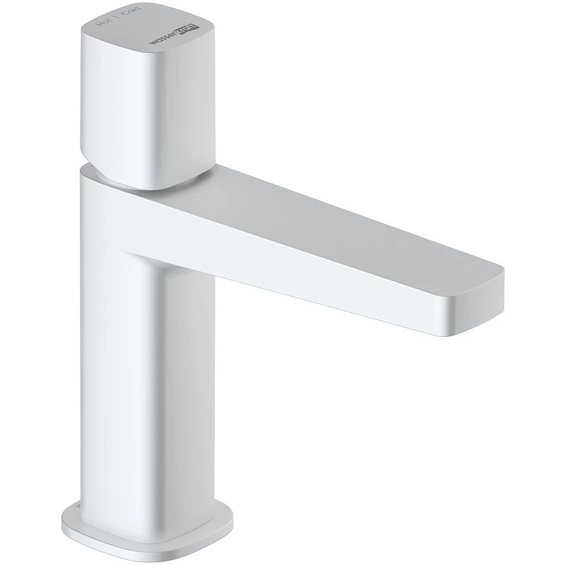 Смеситель для раковины WasserKRAFT Saale 9503 Белый матовый латунь