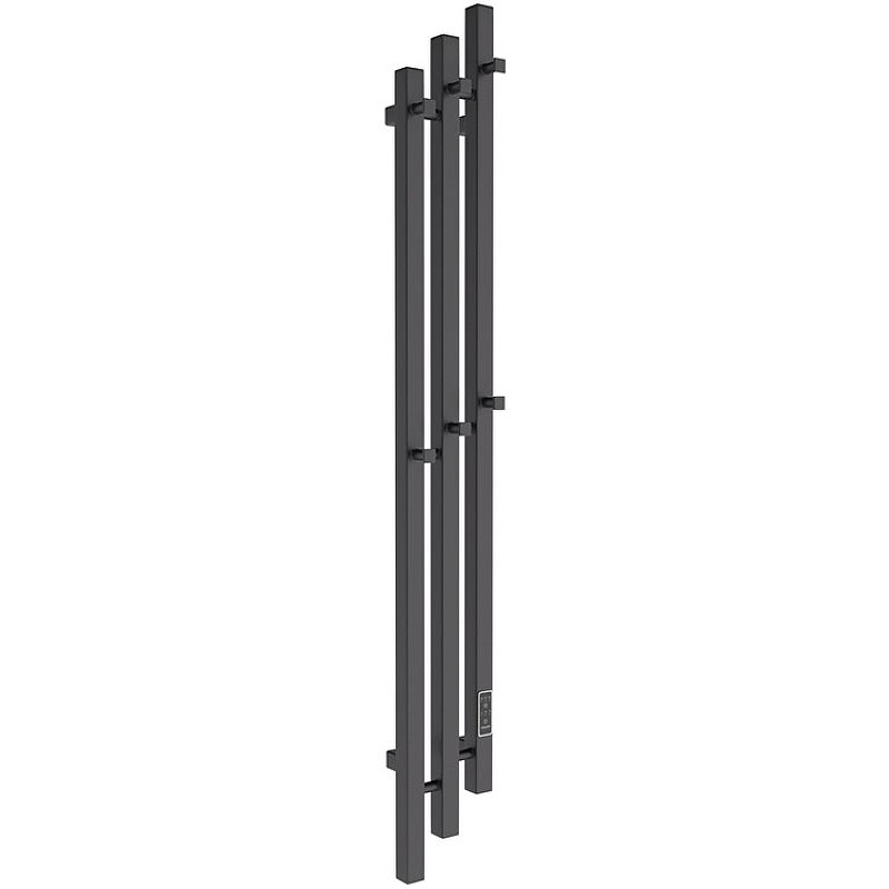 Электрический полотенцесушитель Melodia della vita Etude Cascade Ferrum 120х15 П3 MTRECF12015bk Черный