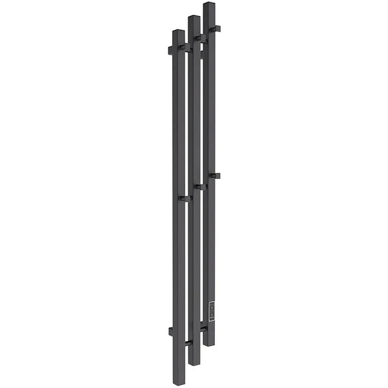 Электрический полотенцесушитель Melodia della vita Etude Cascade Ferrum 120х15 П3 MTRECF12015bk Черный