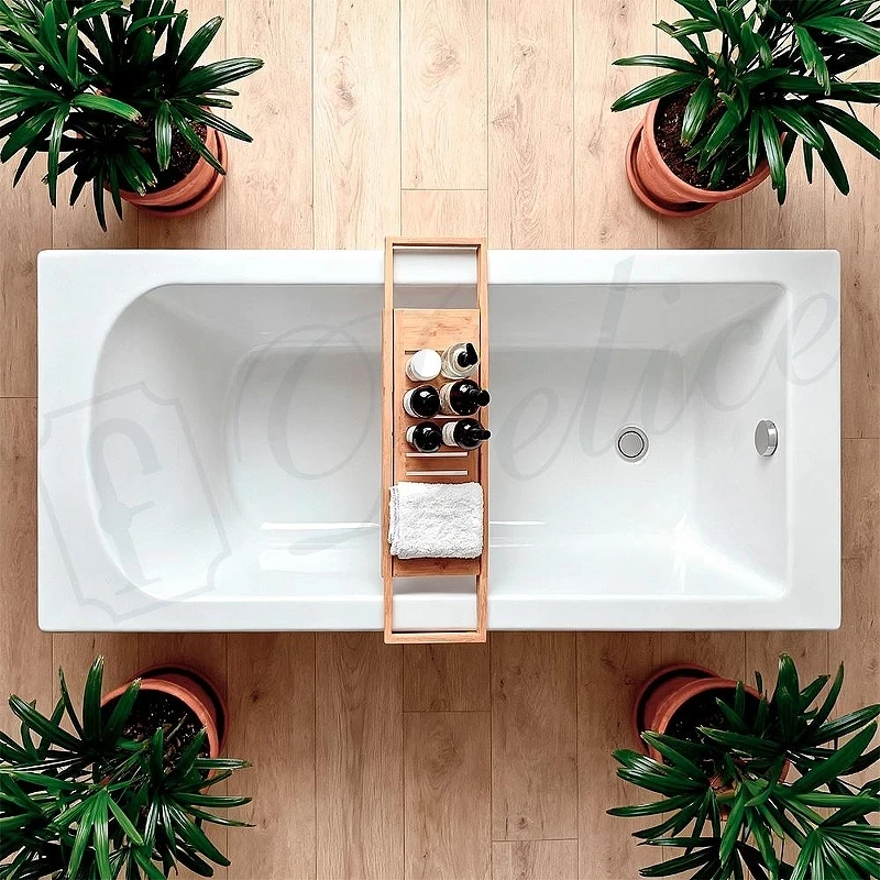 Ванна из искусственного камня Delice Scandi 180х75 DLR330030-G цвет Белый