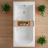 Ванна из искусственного камня Delice Scandi 180х75 DLR330030-G цвет Белый