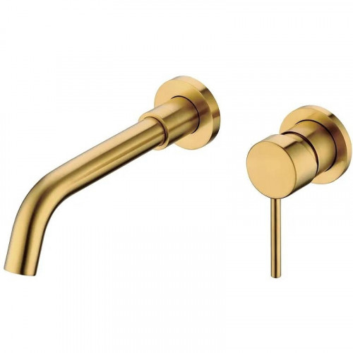 Смеситель для раковины Grocenberg GB511GL Золото брашированное