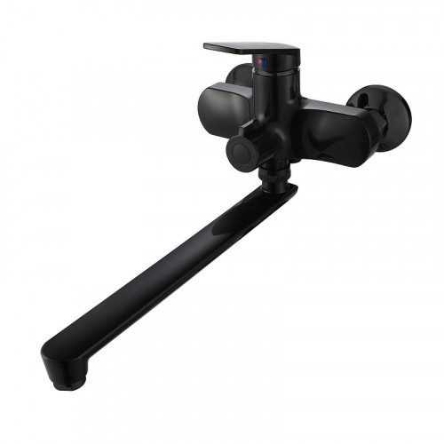 Смеситель для ванны Ростовская Мануфактура Сантехники PL7BL-006E универсальный цвет Черный