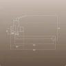 Смеситель для ванны Ростовская Мануфактура Сантехники PL7BL-006E универсальный цвет Черный