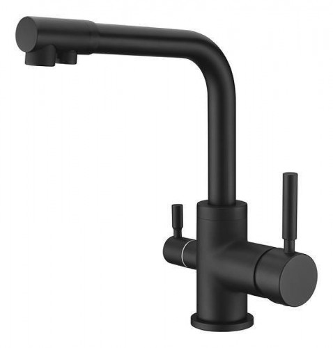 Смеситель для кухни Emar Steel ЕС - 3003N цвет Black