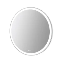 Зеркало Azario Юлия 80 АZ-LED013025 с подсветкой цвет Хром глянцевый с сенсорным выключателем