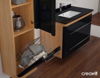Раковина Creavit 55 TP730-00CB00E-0000 Белая фарфор встраиваемый