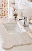 Раковина Creavit 55 TP730-00CB00E-0000 Белая фарфор встраиваемый