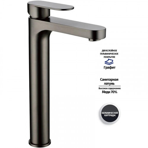 Смеситель для раковины Grocenberg GB3011BG Графит