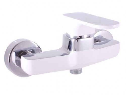 Смеситель для душа Rav Slezak Yukon CB YU180.5CB Хром/Белый на стену