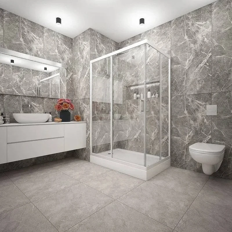Душевой уголок Melodia della vita Square 120х80 MCNSQ12080TWt профиль Белый стекло прозрачное