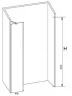 Душевая стенка RGW Z-09 40 06220904-11 профиль Хром стекло прозрачное