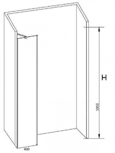 Душевая стенка RGW Z-09 40 06220904-11 профиль Хром стекло прозрачное