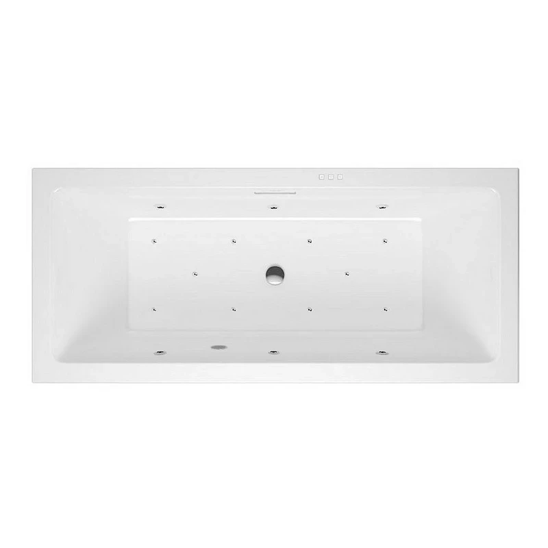 Акриловая ванна Excellent Heaven Slim 170x75 WAEX.HEV17S.RELAX.CR цвет Белый с гидромассажем форсунки Хром