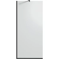 Душевая перегородка Timo TP-890/03F-8 890x1950 T08 в узком профиле Черный стекло матовое