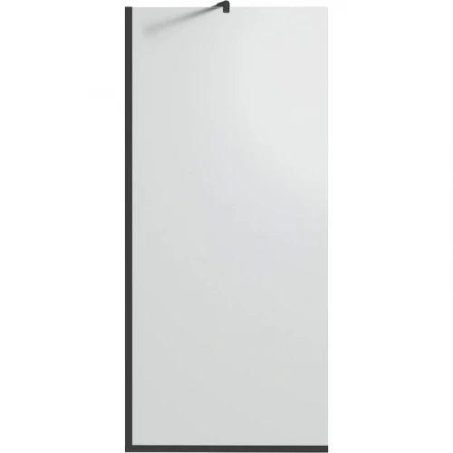 Душевая перегородка Timo TP-890/03F-8 890x1950 T08 в узком профиле Черный стекло матовое