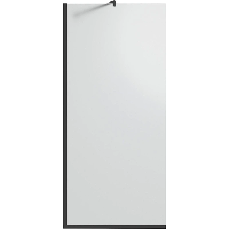 Душевая перегородка Timo TP-890/03F-8 890x1950 T08 в узком профиле Черный стекло матовое