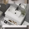 Тумба Velvex Unit 80 tp.UNI.80.2Y подвесная цвет Белый матовый