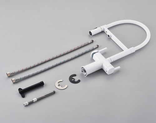 Смеситель для кухни Rose R358C цвет Белый