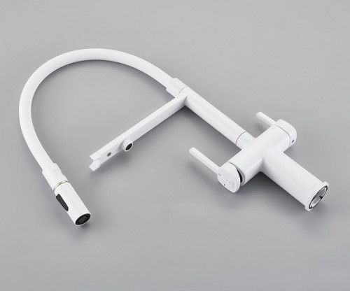 Смеситель для кухни Rose R358C цвет Белый