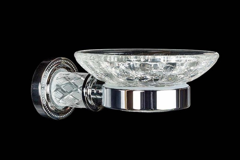 Мыльница Boheme Murano Cristal 10903-CRST-СH Хром