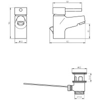 Смеситель для раковины Veragio Largenta VR.LGT-1810.CR