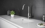 Смеситель для кухни KUCHENSTERN FILA-S 411SS40 цвет Нержавеющая сталь