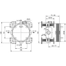 Душевая система Ideal Standard Ceratherm T100 A7573XG с термостатом Черная матовая