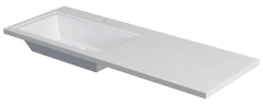 Раковина Stella Polar Мадлен 140 L SP-00002027 с местом под стиральную машину цвет Белый