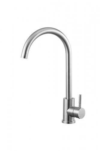 Смеситель для кухни Knotlor Streamline SS-01 цвет Матовая сталь