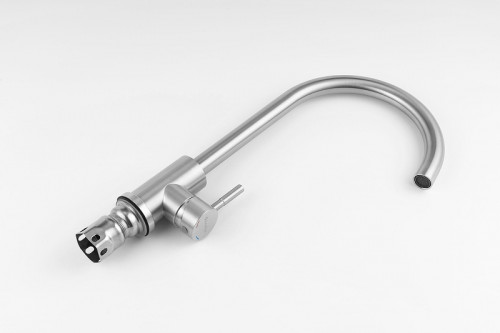 Смеситель для кухни Knotlor Streamline SS-01 цвет Матовая сталь