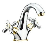 Смеситель для раковины Fiore Margot 26CO0623 цвет Хром Золото