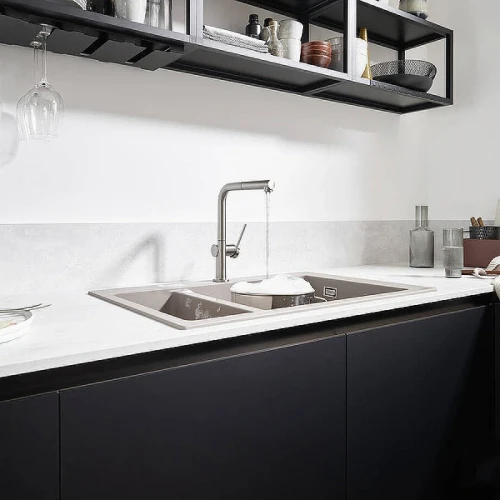 Смеситель для кухни Hansgrohe Talis M54 72840670 Черный матовый латунь
