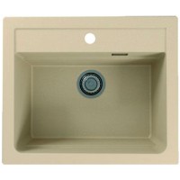 Кухонная мойка Alveus Granital Atrox 30 Terra G22 590x500 1131993 Песчаная искусственный камень (литьевой мрамор) встраиваемая сверху, встраиваемая снизу