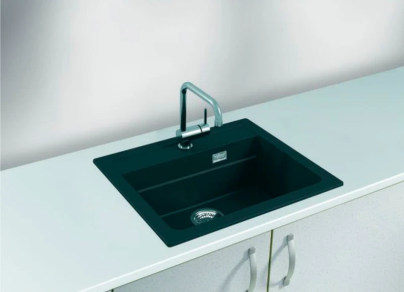 Кухонная мойка Alveus Granital Atrox 30 Terra G22 590x500 1131993 Песчаная искусственный камень (литьевой мрамор) встраиваемая сверху, встраиваемая снизу