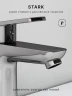 Смеситель для раковины Abelsberg Lineara UNF23508CH цвет Глянцевый хром