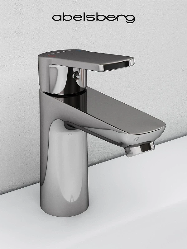 Смеситель для раковины Abelsberg Lineara UNF23508CH цвет Глянцевый хром